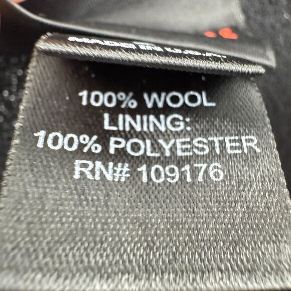 NINA MCLEMORE Black 100% Wool Midi Pencil Skirt Size 2 - Picture 5 of 5